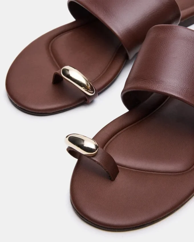 Dekadent brunt skinn