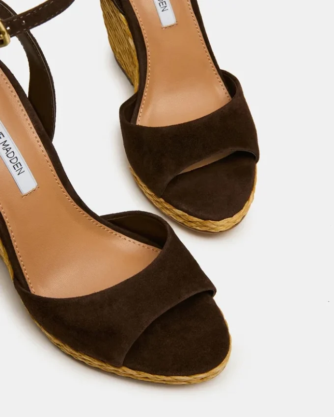 Devin brun semsket skinn