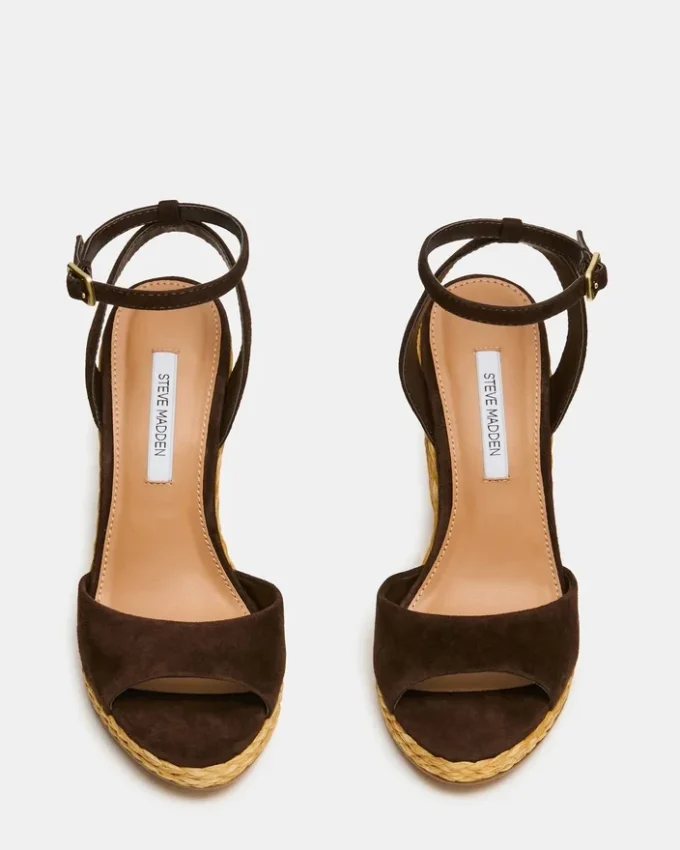 Devin brun semsket skinn