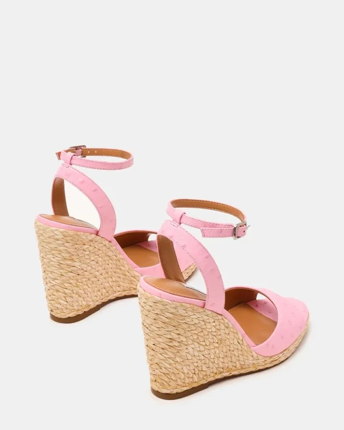 Devin strutsrosa skinn