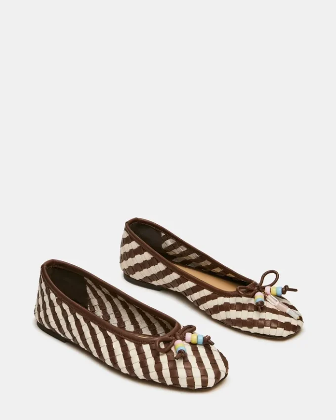 Divy hvitt/brunt skinn