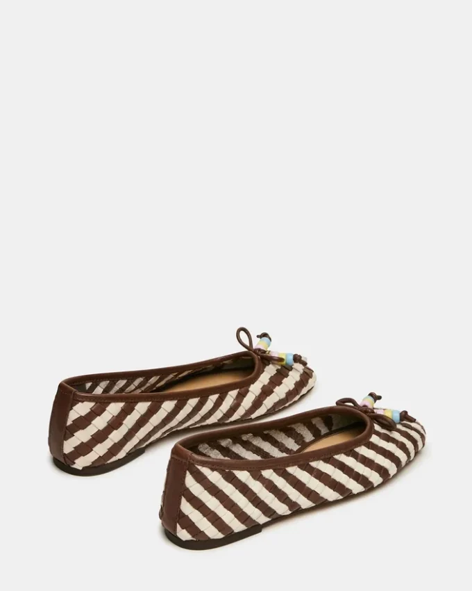 Divy hvitt/brunt skinn