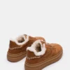 Dodge Faux Fur Chestnut Suede