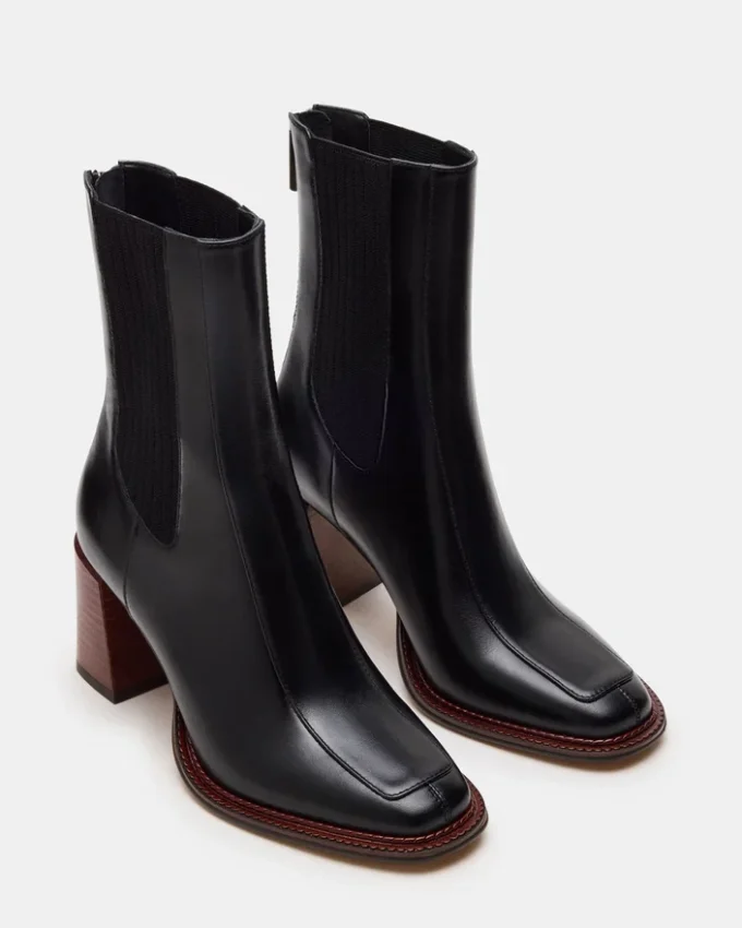 Downtown svart skinn