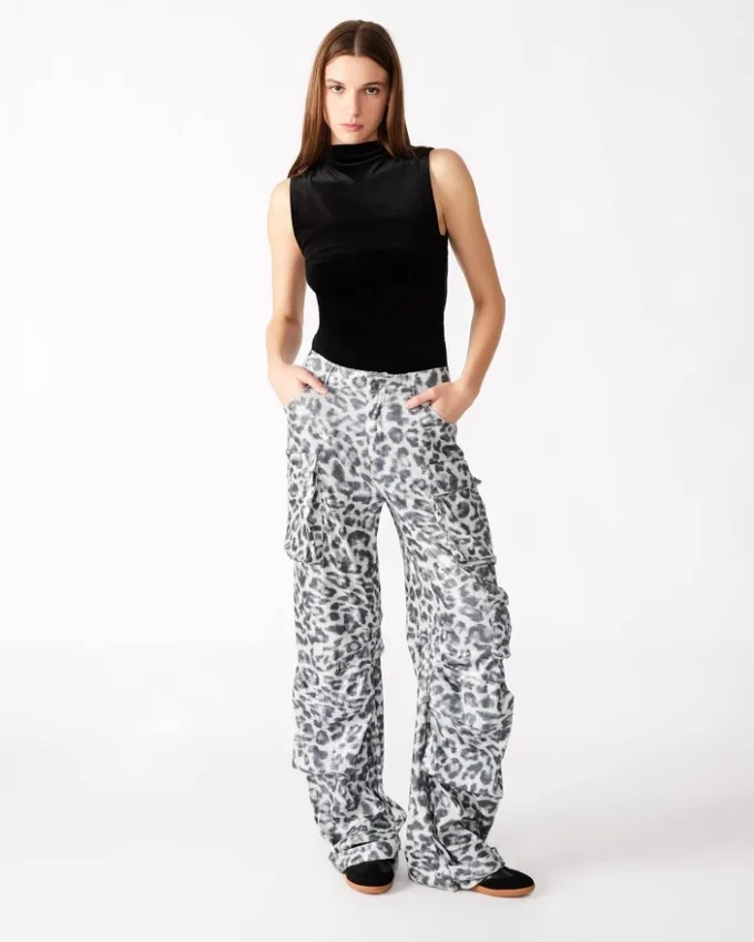 Duo Sequin Pant Leopard