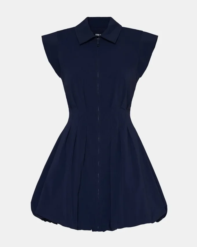 Dyanne-kjole i marineblå