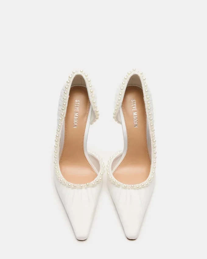 Elegant perle-elfenben mesh