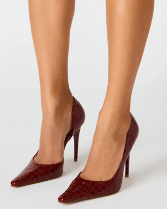 Elegant rød krokodille