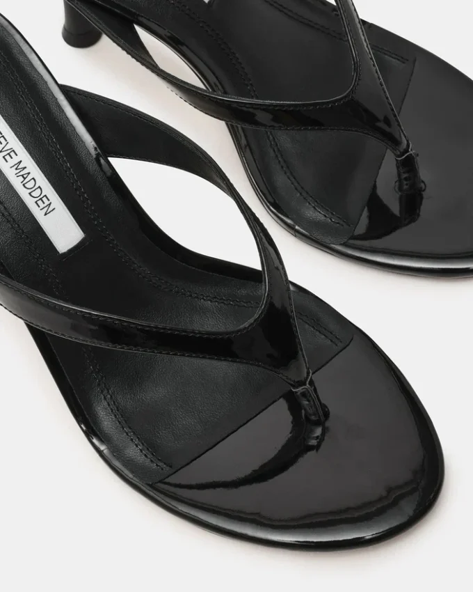 Faroh svart lakkskinn