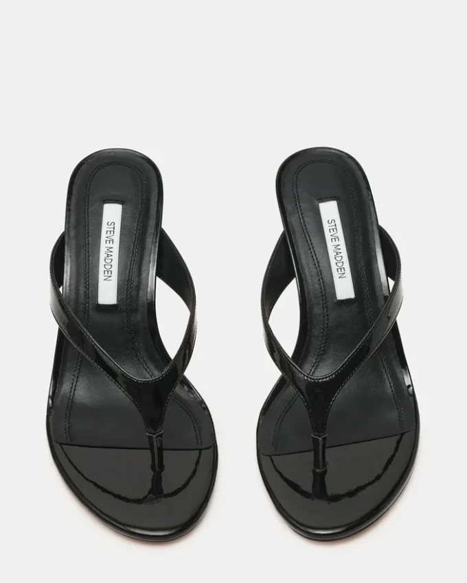 Faroh svart lakkskinn