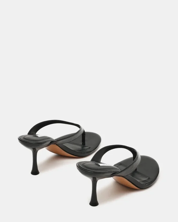 Faroh svart lakkskinn