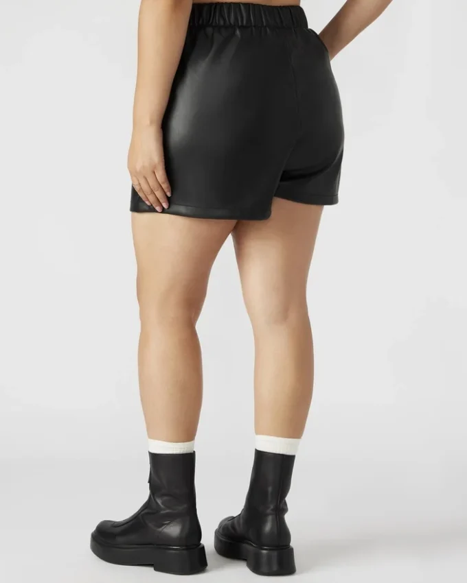 Faux the Record Short Black
