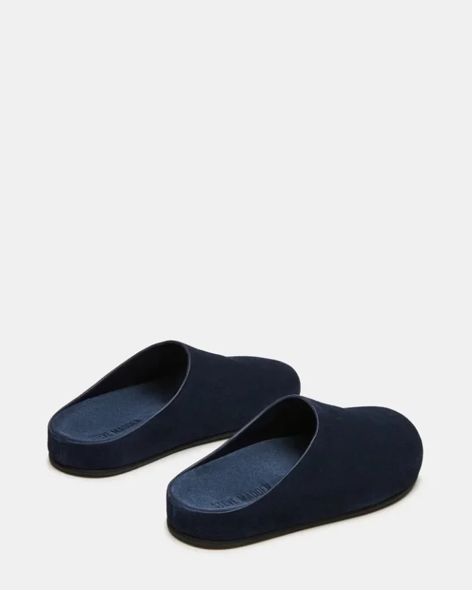 Fern Navy Suede