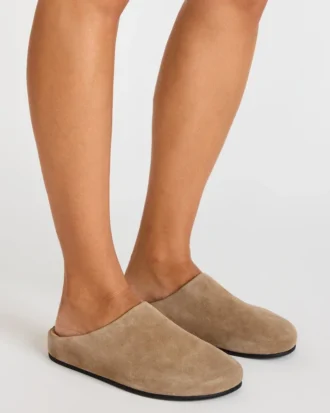Fern Taupe Suede
