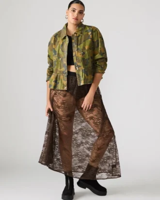 Gisela-skjørt mørk espresso