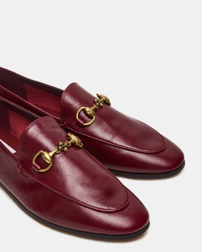 Grafton vinrødt skinn