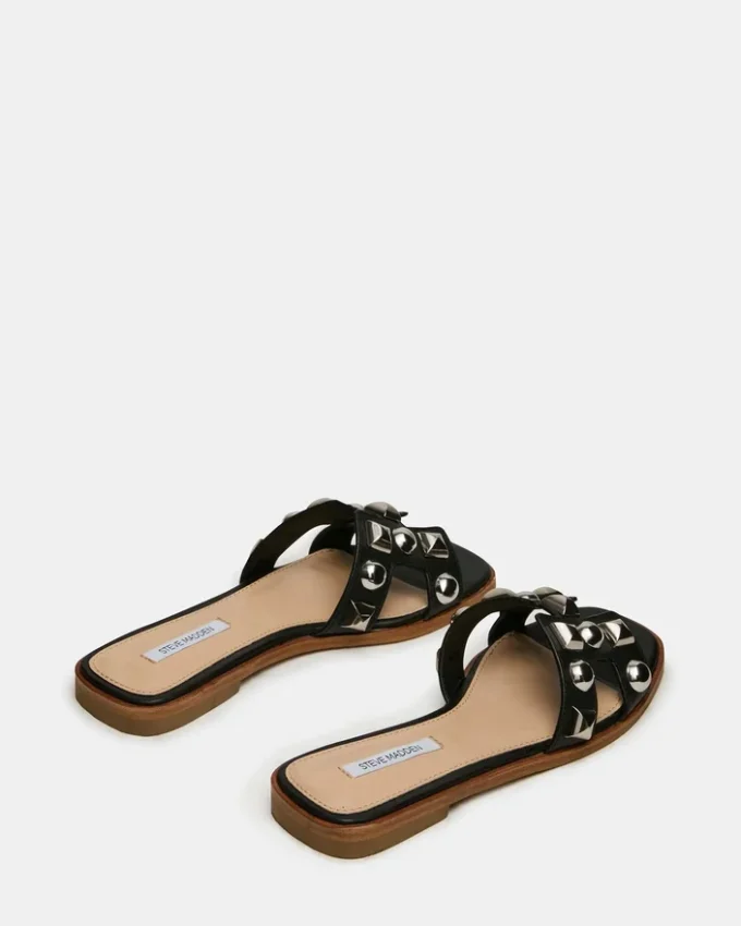 Hadyn Studs svart skinn