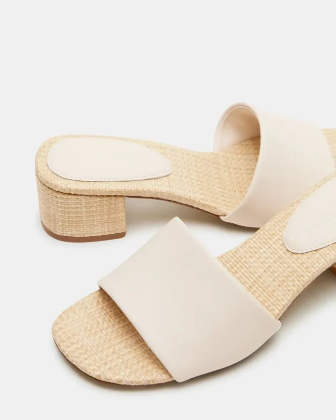 Hailee benhvit skinn