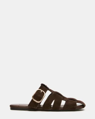 Halo brun semsket skinn