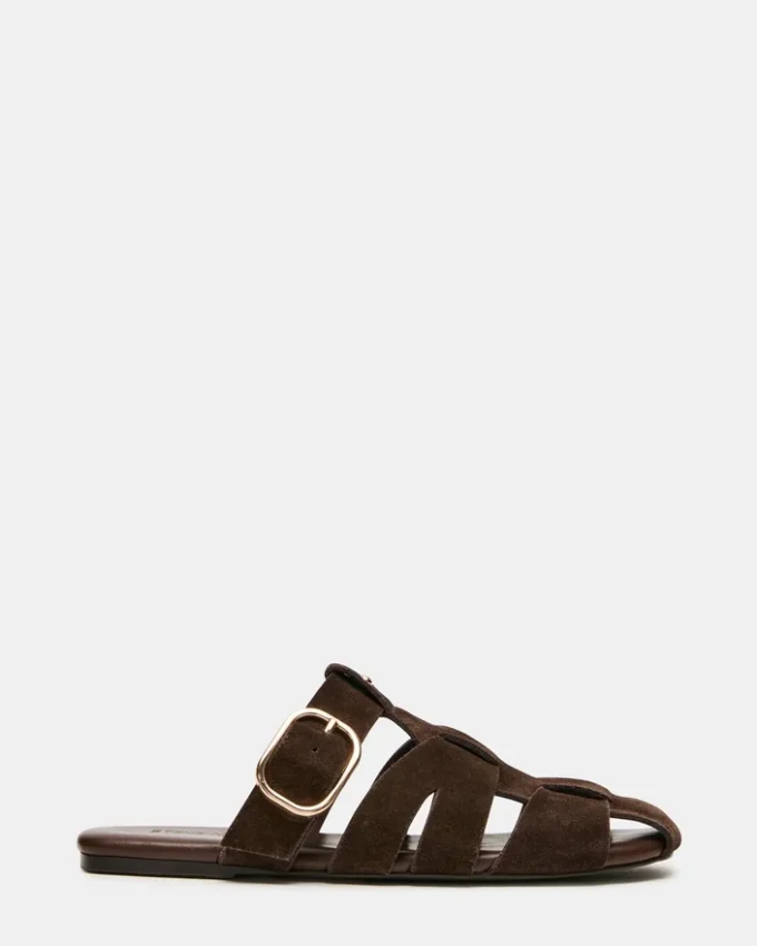 Halo brun semsket skinn