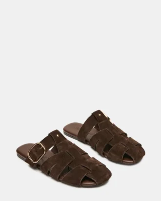 Halo brun semsket skinn