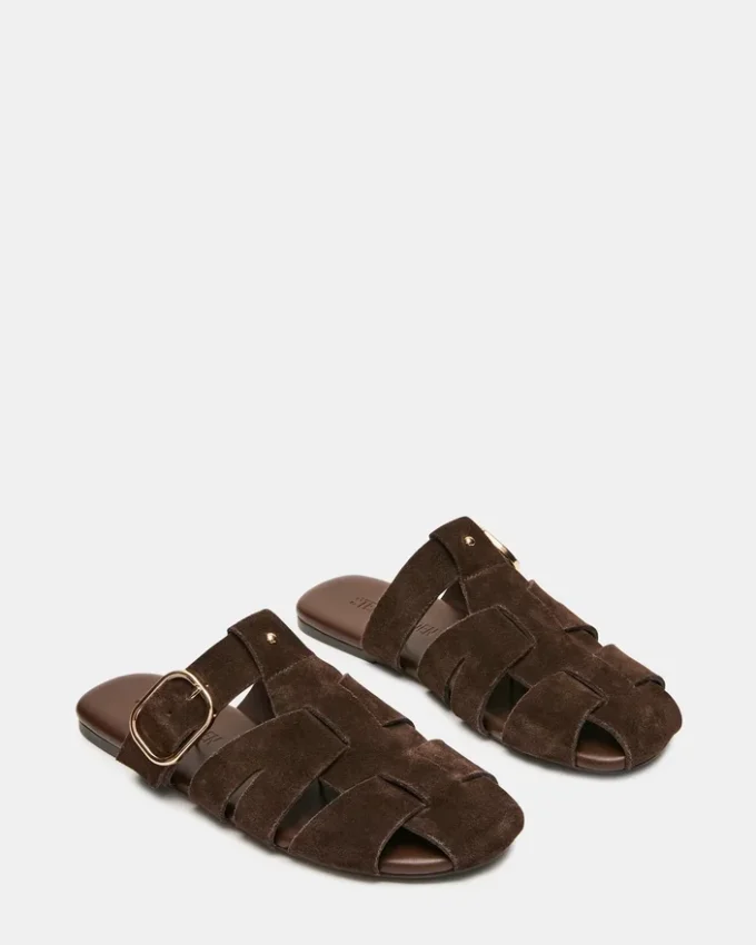 Halo brun semsket skinn