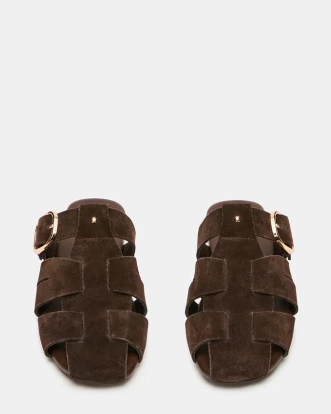 Halo brun semsket skinn