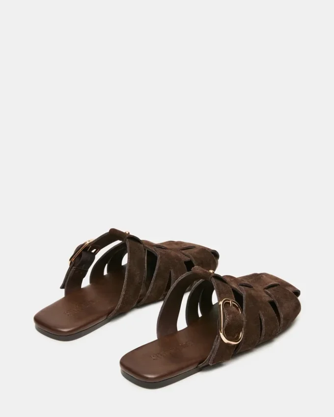 Halo brun semsket skinn