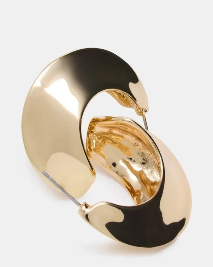 Halvmåneøreringer i gull