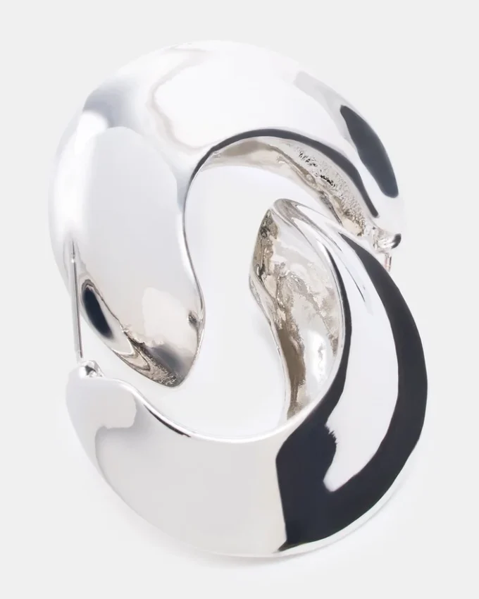 Halvmåneøreringer i sølv