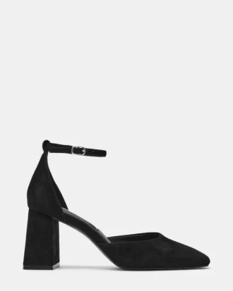 Hartlyn svart semsket skinn