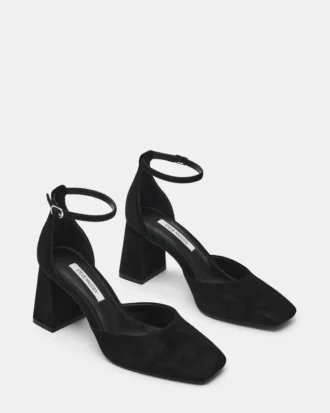 Hartlyn svart semsket skinn