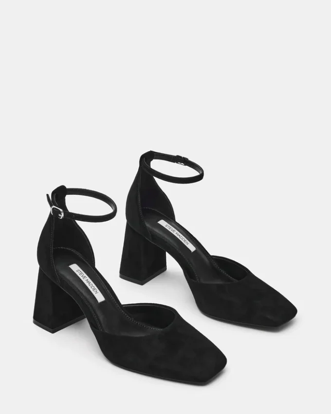 Hartlyn svart semsket skinn