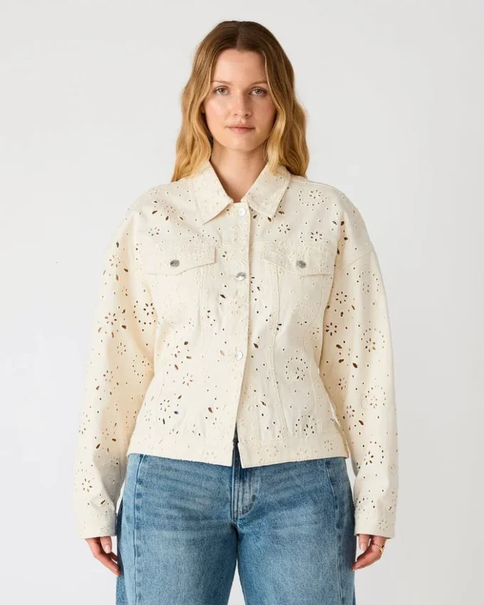 Henrietta-jakke Sea Mist