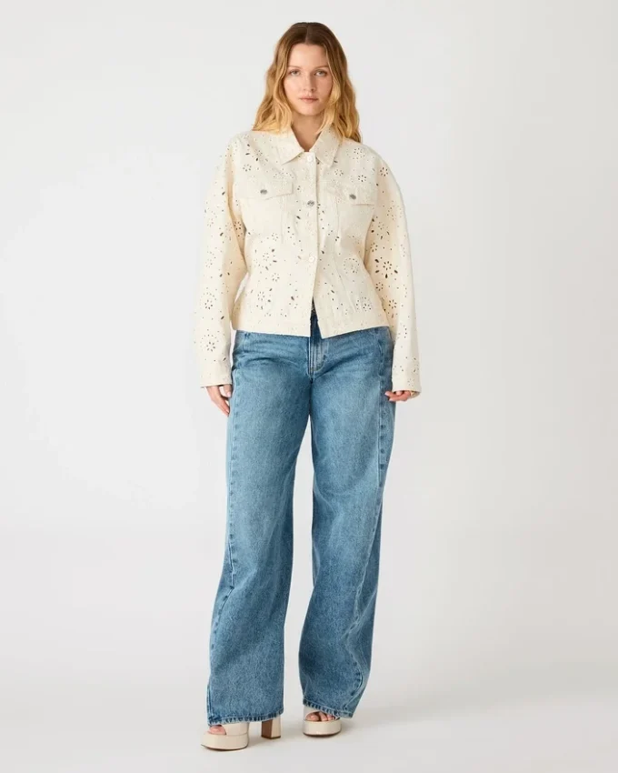 Henrietta-jakke Sea Mist