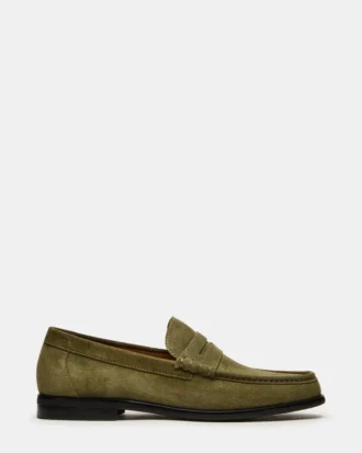 Huckle Green Suede