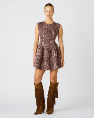 Irinna-kjole med Hot Spots-mønster