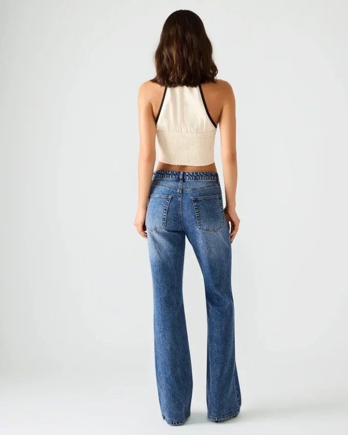 Irys Jean mørk marineblå