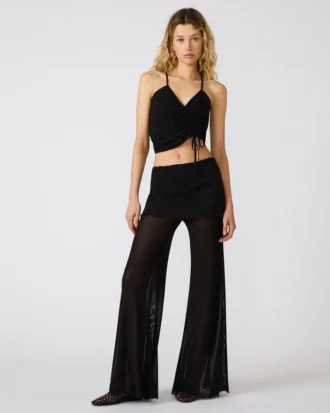 Judee strikket topp, svart