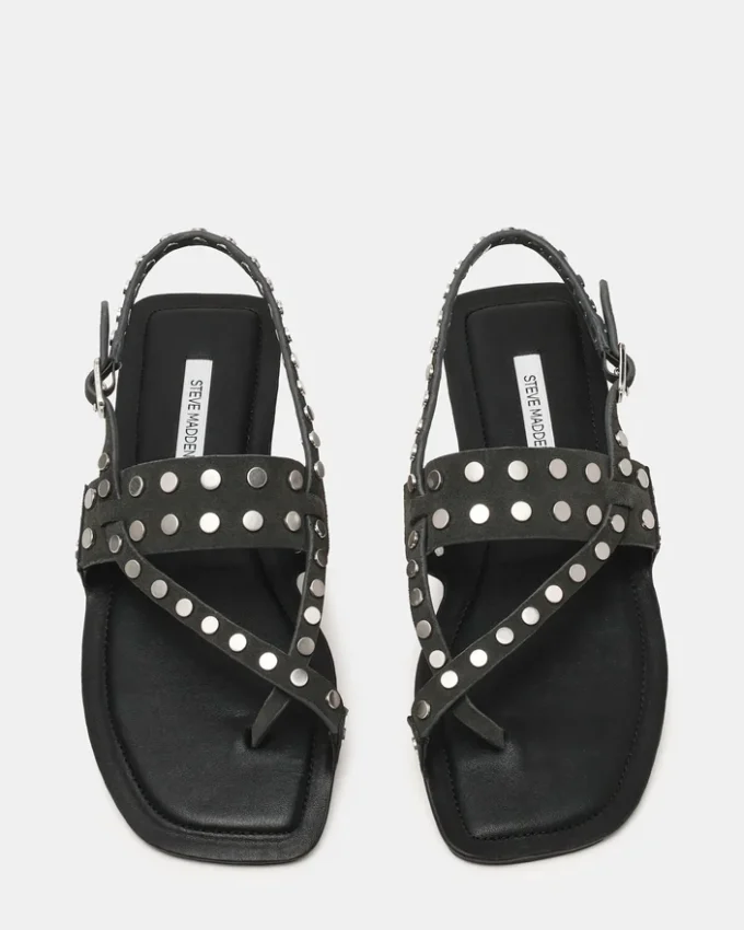 Kaeli mørkegrå semsket skinn