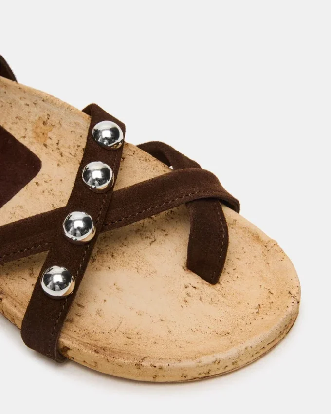 Kelso brun semsket skinn