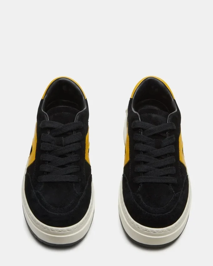 Kickflip svart semsket skinn