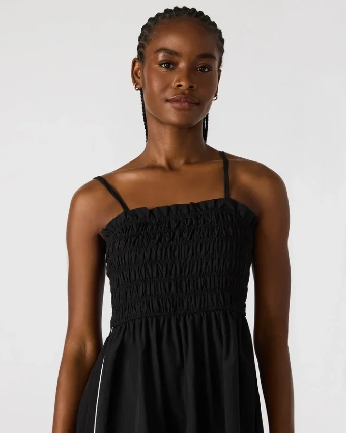 Kit-kjole svart/hvit