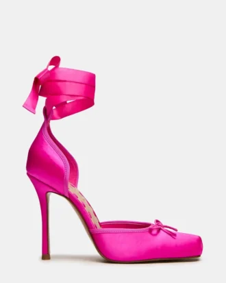 Larina Hot Pink Satin
