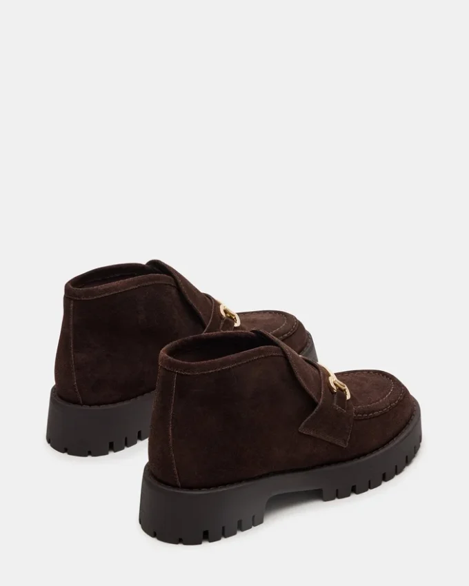 Leon sjokoladebrun ruskind