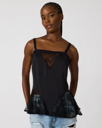 Leonorah-top i svart