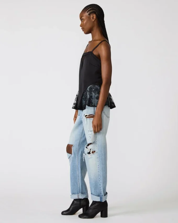 Leonorah-top i svart