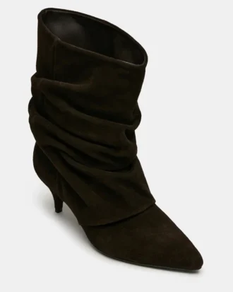 Lexen brun semsket skinn