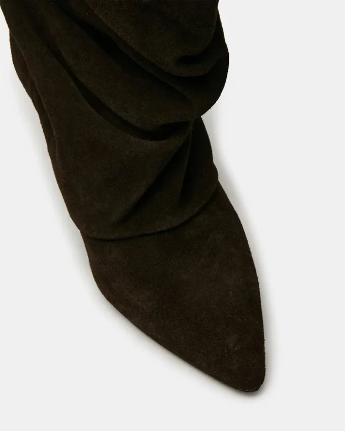 Lexen brun semsket skinn