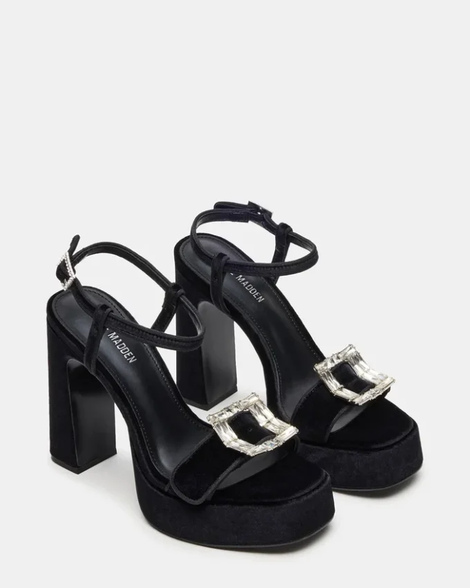 Liandra Buckle svart fløyel